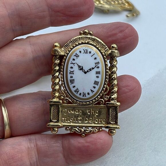 Vintage Danecraft “twas the night before “ brooch - Picture 7 of 8